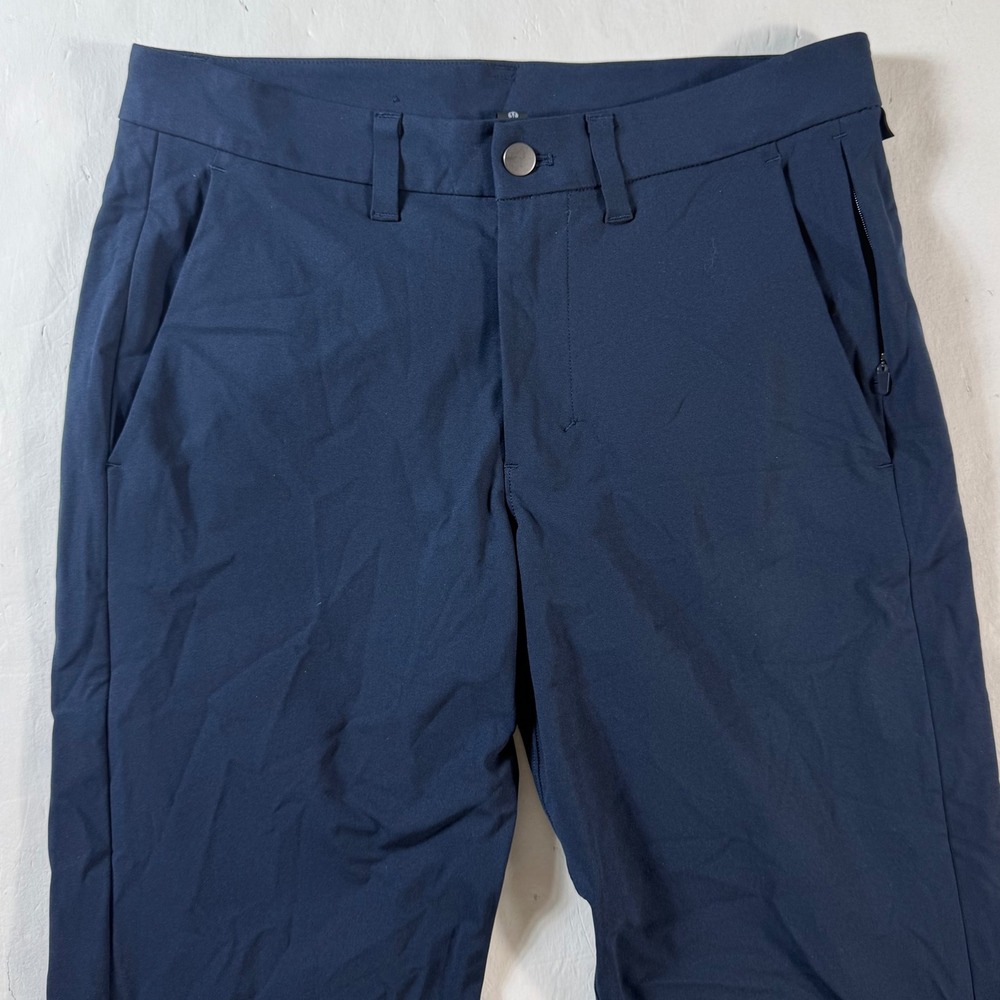Lululemon Commission Pant Slim Mens 30x31 Blue Performance Tech Trousers LM5AF2S